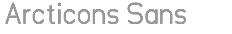 Arcticons Sans