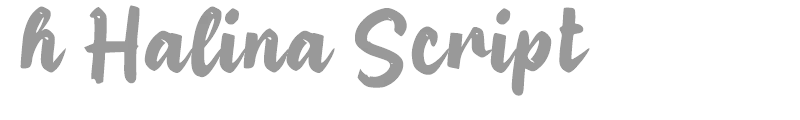 h Halina Script