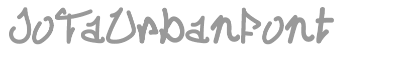 JoTa Urban Font