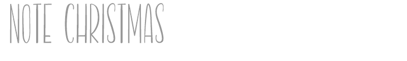 Note Christmas