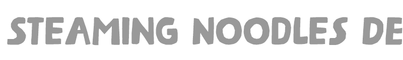 Steaming Noodles