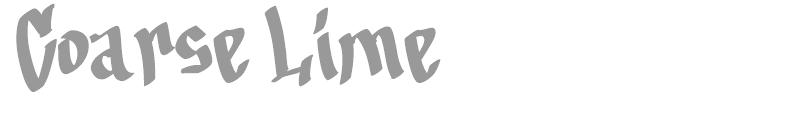Coarse Lime