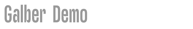 Galber - demo