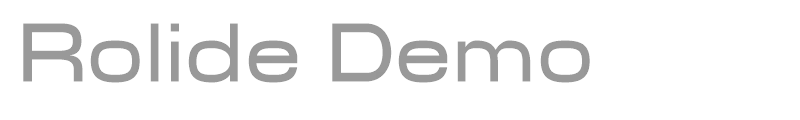 Rolide - Demo