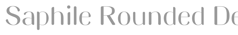 Saphile Rounded - Demo