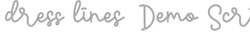 Dress Lines Script - Demo
