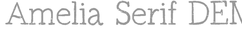 Amelia Serif - Demo