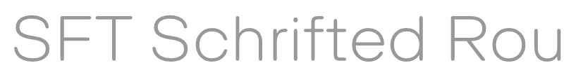 SFT Schrifted Round - Demo