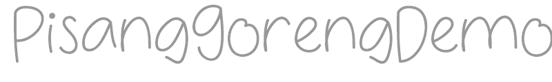 Pisang Goreng - Demo