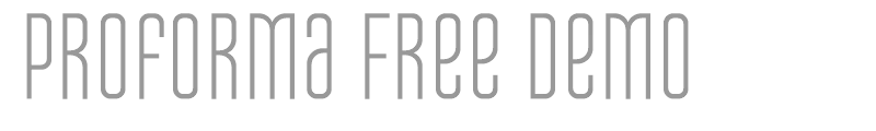 Proforma - Demo
