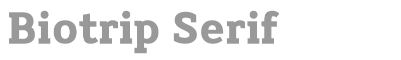 Biotrip Serif